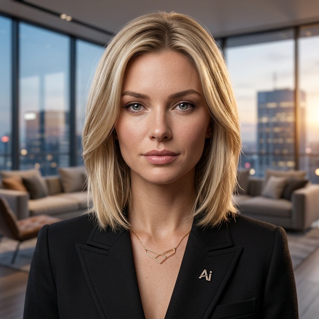 Virtueller KI Charakter Portrait